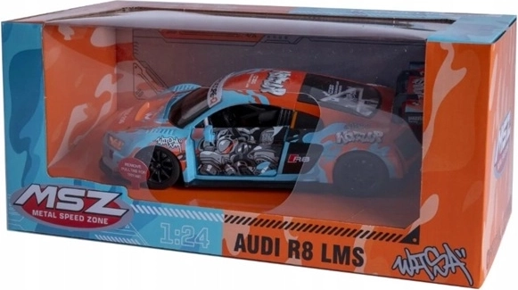 MSZ model auta Audi R8 LMS so zvukovým efektom, svetlomodrý