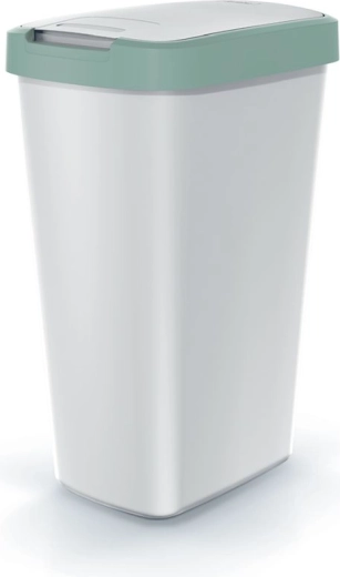 odpadkový kôš compacta q flap 45 l svetlozelené veko