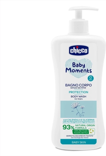 Chicco Baby Moments Protection sprchový gél pre deti 0m+, 750 ml