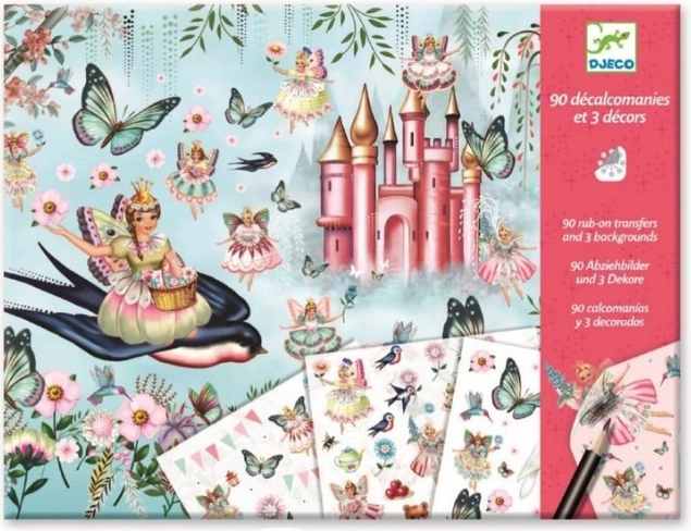 DJECO sada pretláčacích obrázkov – rozprávková ríša