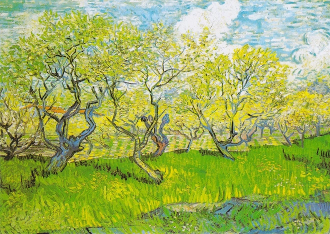 Puzzle Vincent van Gogh: Kvitnúci Sad 1000 dielikov