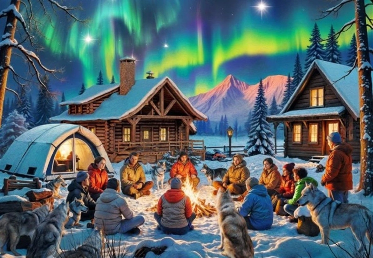 Puzzle Za svitania 1000 dielikov BLUEBIRD