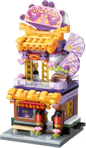 Qman City Corner – obchod s vejářmi stavebnica