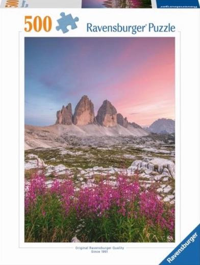 Ravensburger puzzle Dolomity Tre Cime di Lavaredo 500 dielikov