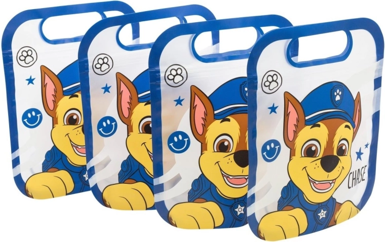 Sada uzatvárateľných vreciek TLAPKOVÁ HLIADKA, 4 ks
