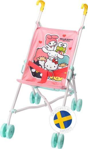 Kočík pre bábiky Hello Kitty a priatelia