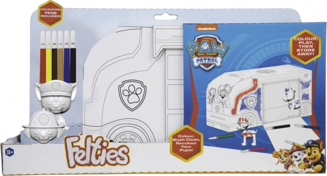 Plstené maľovanie PAW PATROL