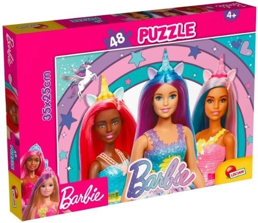 Puzzle Barbie 48 dielikov Kúzelný jednorožec