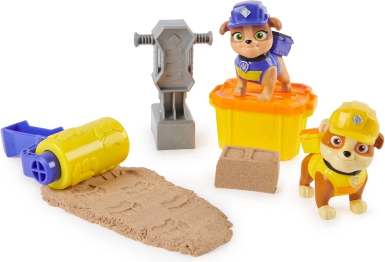 Labková patrola Rubble & Crew stavebná súprava Rubble a Mix s Kinetic Sand a doplnkami