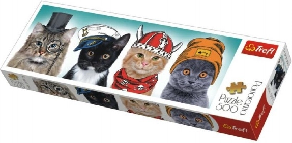 Panoramatické puzzle TREFL - Hebký tím 500 dielikov