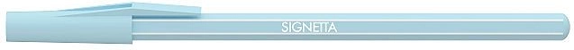 Guľôčkové pero ICO Signetta, pastelový mix, 30 ks