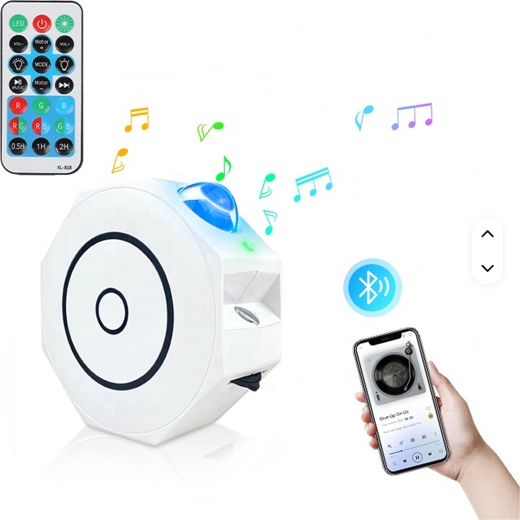 Projektor hviezd – LED nočná lampička s diaľkovým ovládaním