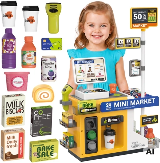 Woopie mini market – interaktívna samoobslužná pokladňa so skenerom