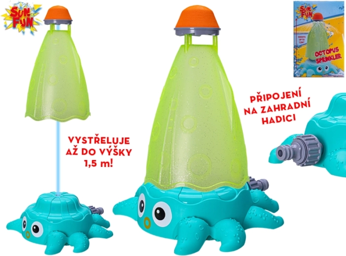 Záhradný zavlažovač v tvare chobotnice Sun Fun