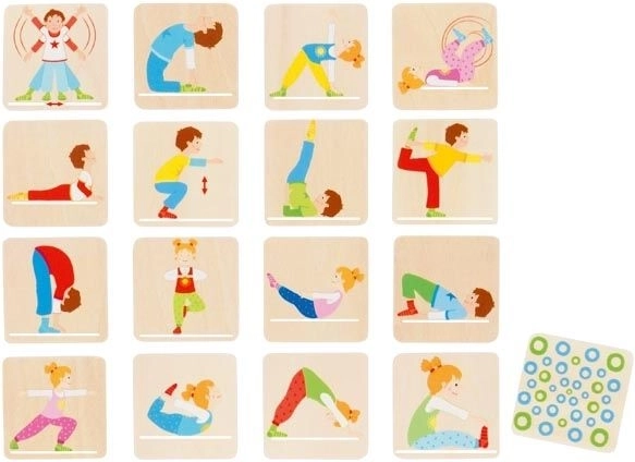 Goki drevené pexeso Gymnastika