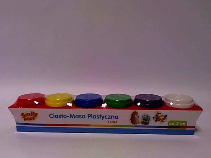 SmilyPlay modelovacia hmota v kelímkoch (6 farieb) - 1 kus