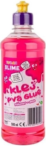 TUBAN ružové PVA lepidlo 500 ml na výrobu slizu