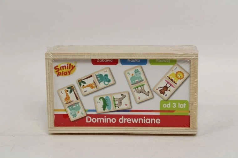 SmilyPlay drevené domino pre deti