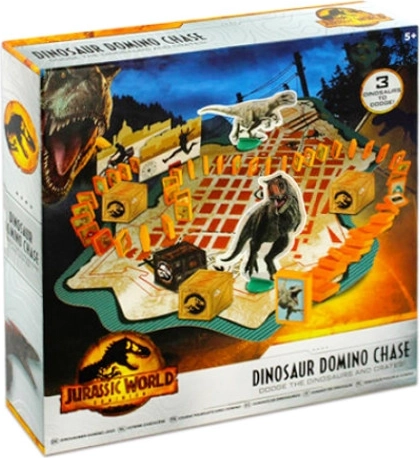 Jurassic World Dominion: dinosauří domino naháňačka – rodinná hra