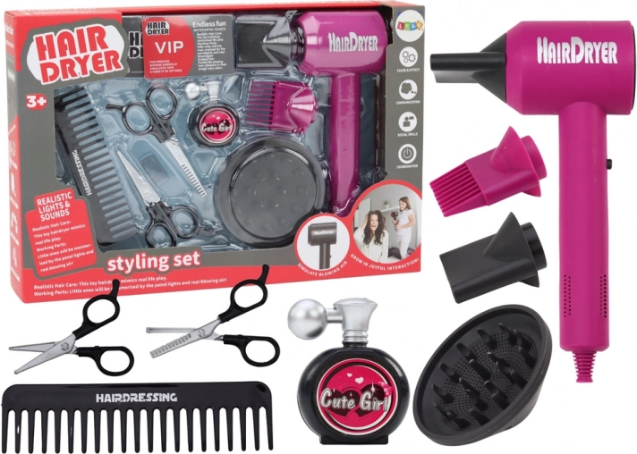 Kadernícka sada Kadernícky fén 10 ks