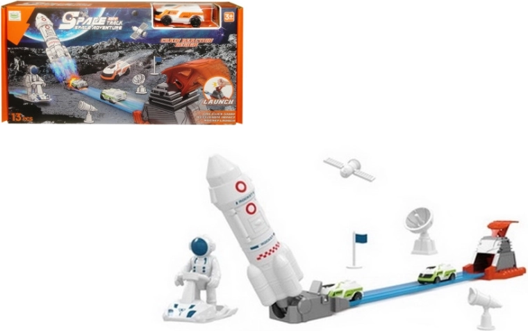 Vystreľovacia raketa a vesmírna stanica – stavebnica pre deti