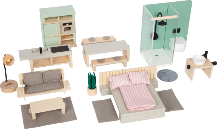 Small Foot sada nábytku do domčeka pre bábiky
