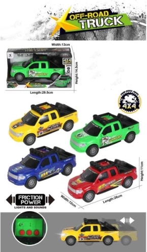 Plastové auto so zvukom a svetlom, zelené 25 cm