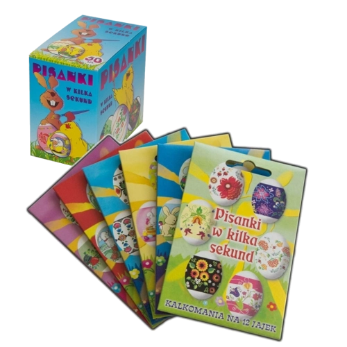 Zmršťovacie návleky na veľkonočné vajíčka – sada 12 dekorov