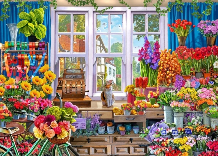 Puzzle Kvetinárstvo 500 dielikov BLUEBIRD