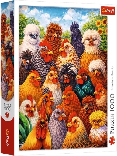 Puzzle Kury 1000 dielikov