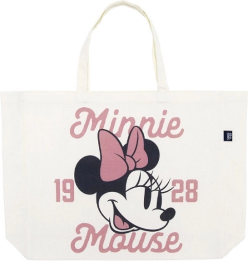 Bavlnená nákupná taška Minnie Mouse 46 × 40,5 × 10 cm
