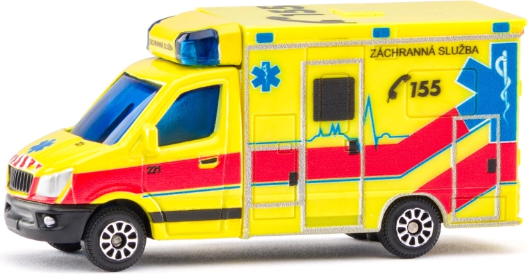 Maisto záchranná sanitka Česká republika so svetlami a zvukmi
