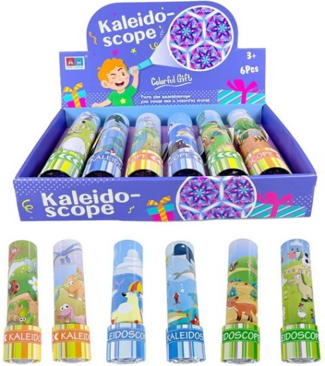 Kovový kaleidoskop pre deti – 6 motívov