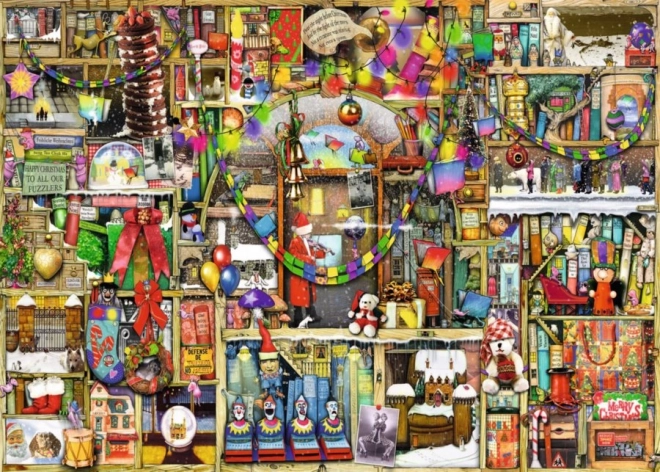 Ravensburger puzzle Vianočná kredencia 1000 dielikov