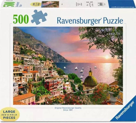 Puzzle Ravensburger Positano, Taliansko XXL 500 dielikov
