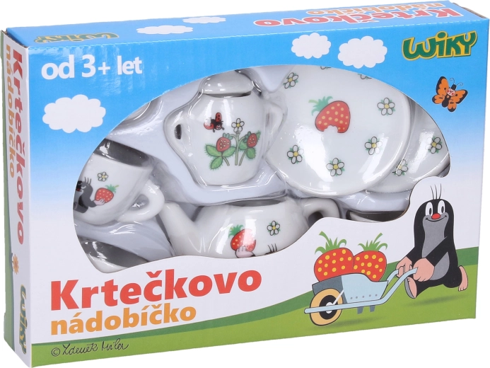 Porcelánová čajová súprava KRTEK, 9 dielov