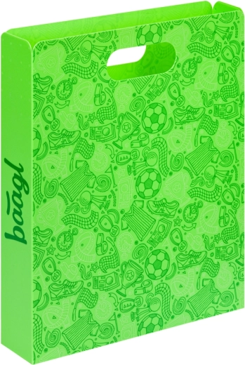 Baagl plastové dosky na školské zošity – futbal
