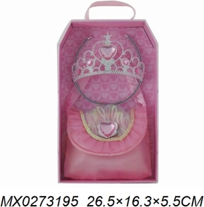 Módna sada pre malú princeznú – korunka a kabelka