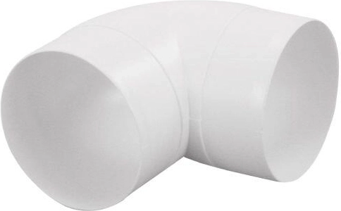 Okrúhle koleno 90° pre potrubie 90/125 mm