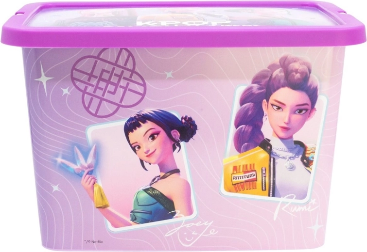 Stor úložný box 7 l k-pop: Lovkyňa démonov fialový - 1 kus