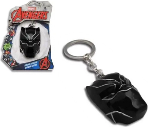 Avengers kovový prívesok na kľúče Black Panther