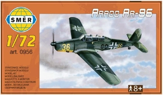 Model Arado AR-96 1:72 15,2x1,18 cm v krabici 25x14,5x4,5 cm