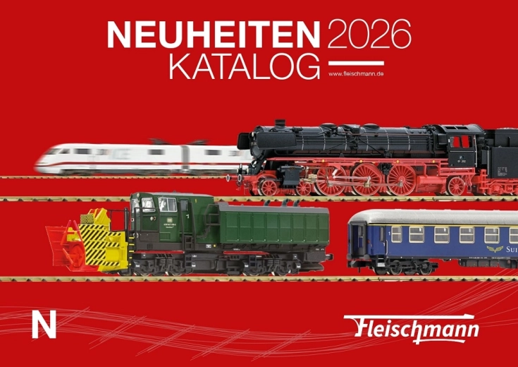 Katalóg noviniek Fleischmann 2026 (v angličtine)