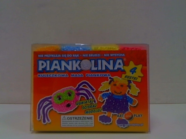 Piankolina modelovacia hmota 4 farby oranžová