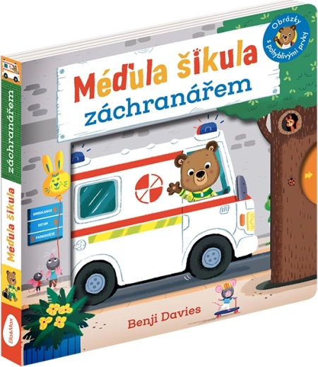 Medvedík šikovník záchranárom – obrázky s pohyblivými prvkami