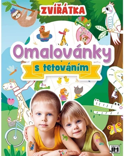 Omaľovánky s tetovaním Zvieratká