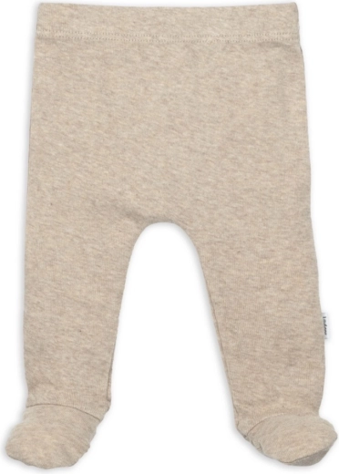 Lodger novorodenecké tepláčky s nožičkami Melange beige veľ. 50