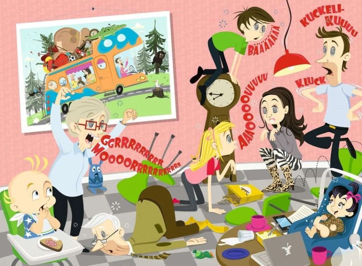 Ravensburger puzzle Superbráško XXL 100 dielikov