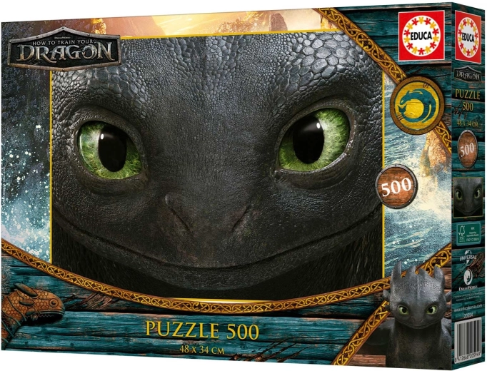 Educa puzzle Ako si vycvičiť draka 500 dielikov