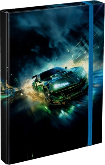 BAAGL Dosky na školské zošity A4 Závodné auto